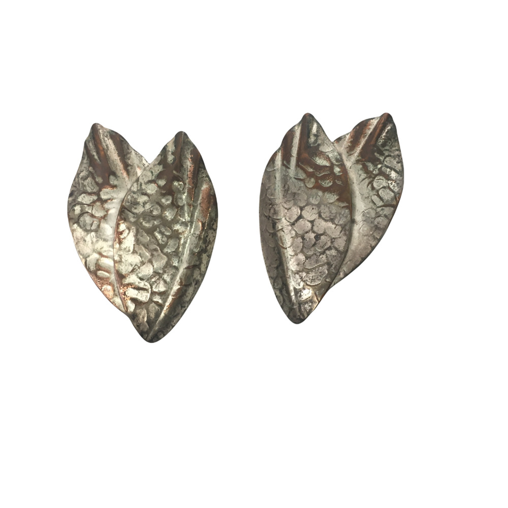 Vintage Abstract Leaf‎ Earrings